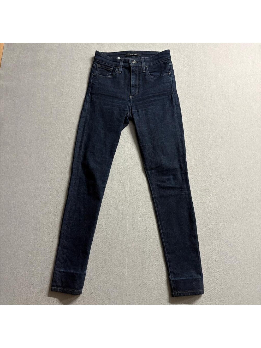 Joe's Jeans High Rise Skinny Ankle Womens 24 Dark Wash Blue Denim Stretch